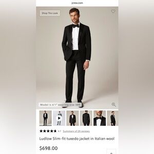 J.Crew Ludlow Slim-fit tuxedo